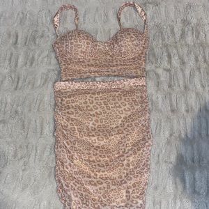 SALE: Oh Polly Pink Leopard 2 piece set